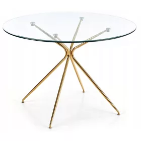  Halmar runder Tisch 110 x 110 x 74 cm Gold