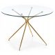  Halmar runder Tisch 110 x 110 x 74 cm Gold