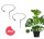  2× Stütze 2 Stück für Sträucher Pflanzen Blumen Gartenstütze D30 H60cm massiv