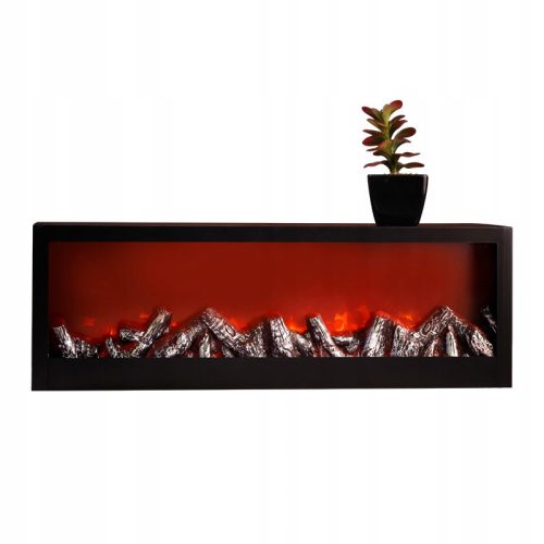Elektrischer Wandkamin ohne Heizfunktion ITIMPORT schwarz 50 W 60 x 20 x 10 cm