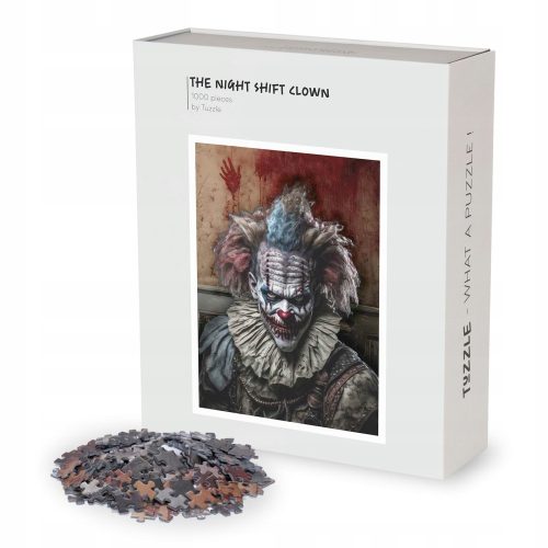  Puzzle für Erwachsene - Tuzzle - Clown für die Nachtschicht, 1000 Teile. 50x70
