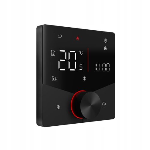 TUYA WiFi-Thermostat mit Drehknopf für Wasser-Fußbodenheizung 3A