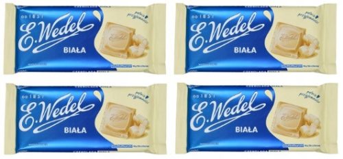 4x 80g WEDEL Weiße Schokolade - Cremig & Köstlich