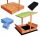 Sandkästen für Kinder SANDKASTEN MIT BÄNKEN 120x120, HOLZ, GESCHLOSSEN