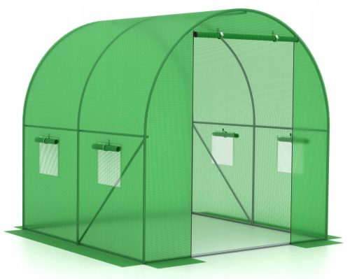 Folientunnel, Kunststoffplatten Gockowiak Folientunnel 4 m² 200 x 200 cm grün