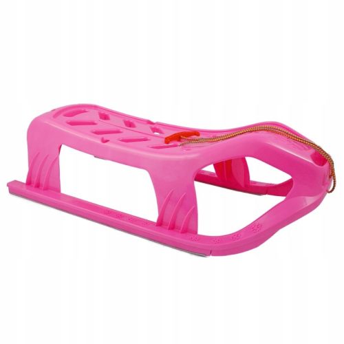  Rosa Kunststoffschlitten für Kinder, groß, 90x46x29cm