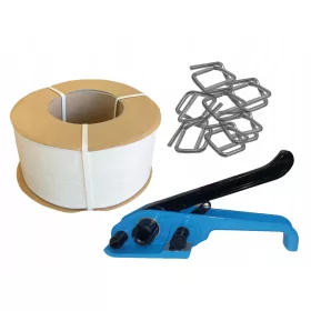 12-MM-PP-BANDBANDER-PP-SET FÜR BLINKENDE PALETTEN-SPANNER