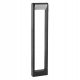  Rechteckiger Lichtmast LVT, integrierte LED-Quelle, 50 cm, schwarz