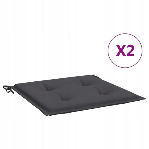  Oxford Gartenkissen - 2 Stk. 40x40 cm - Anthrazit