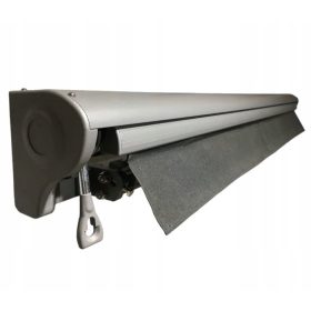 Balkon- und Terrassenmarkise 395 x 300 cm in Grautönen