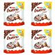4x 108g FERRERO KINDER Bueno Mini Waffeln - Milchschokolade & Nussfüllung