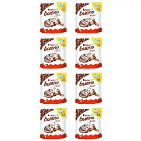   FERRERO KINDER Bueno Mini Waffeln, 8x 108g – Milchschokolade mit Haselnussfüllung