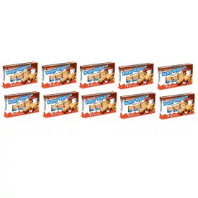 10x 103,5g KINDER Happy Hippo Biskuit UK Karton