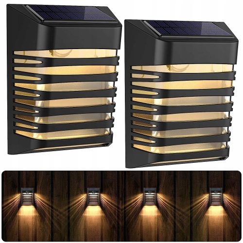  Hübsche schwarze Gartenwandleuchte, integrierte 10-W-LED-Quelle