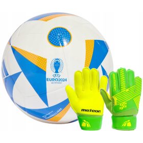 Fußball adidas Ball + Handschuhe, Größe 5