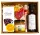  KORB-GESCHENK-SET, GESCHENKTEE, HONIG-MARMELADE