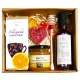  KORB-GESCHENK-SET, GESCHENKTEE, HONIG-MARMELADE