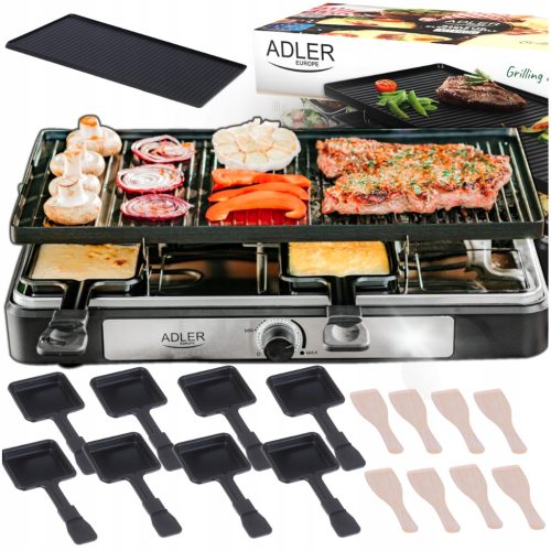  Barbecue, Raclette, traditioneller Elektrogrill Adler AD6616 schwarz 1400 W