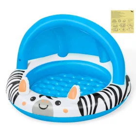 Aufblasbarer Pool für Kinder, Planschbecken mit Dach + UV