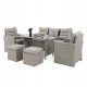 Ein Satz Garten- und Terrassenmöbel Gartenmöbel-Set EMWOmeble Technorattan 69BF-2873Z1 6-tlg.