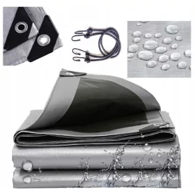   Robuste Abdeckplane 6x8 Meter, 260g/m², UV- und Witterungsschutz