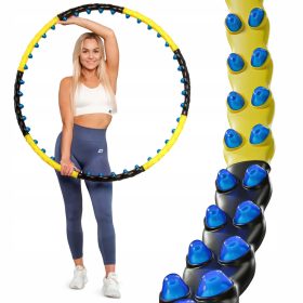  Hula Hoop mit Noppen Hop-Sport 110 cm schwarz