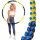  Hula Hoop mit Noppen Hop-Sport 110 cm schwarz
