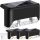  Alogy eingebettete Solarlampe, schwarz, 4,5 cm, 4 Stk.