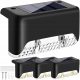  Alogy eingebettete Solarlampe, schwarz, 4,5 cm, 4 Stk.