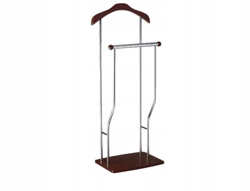  Signalförmiger Kleiderbügel aus Wenge-Metall