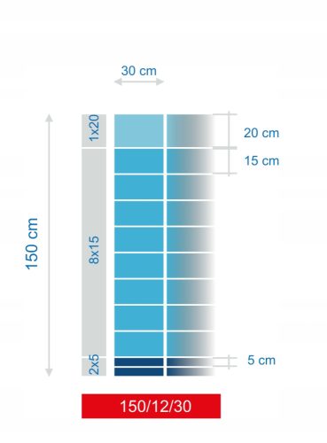 Schattiernetz für Zaun - WALDZAUNGITTER 150/12/30 L 50m + SKOBLE Mostostal-Met