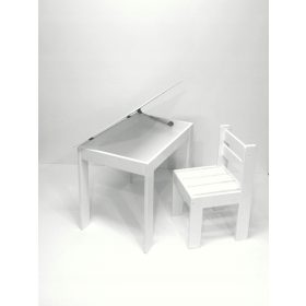  Kindertisch und Stuhl aus Holz