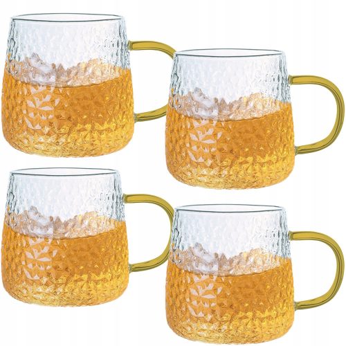 Gläser und Tassen MG Home Kaffee- und Teegläser 350 ml 4 Stk.