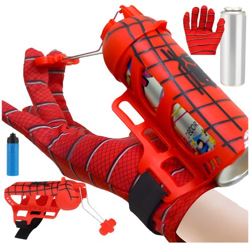  Spiderman-Handschuh mit 2-in-1-Web- oder Wasserwerfer