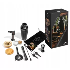   Barkeeper-Set für Getränke und Whiskey-Räuchern, großes Geschenk