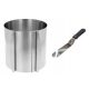 Elitehoff Kuchenform 30 x 30 cm Durchmesser 30 cm + Spatel KONFEKTIONSMESSER CREME KUCHENSPACHTEL 27 cm
