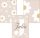  Set mit 3 A3-Postern BOHO Gänseblümchen Babyname Verschiedene Farben HIT