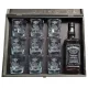 JACK – WHISKY-SET – 9 GLÄSER IN EINER SCHWARZEN HOLZKISTE