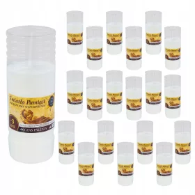   ÖLKERZENEINSÄTZE 14 CM, RAUCHFREIE KERZEN MIT VERSTÄRKTEM S-2-DOCHT