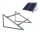MONTAGESYSTEM FÜR 2 PV-MODULE VERTIKAL AUF 35-Grad-DREIECKEN.
