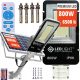  LED-Straßenleuchte 800 W 88000 lm solarbetrieben