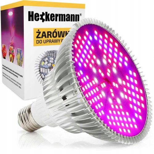 Lampe für den Pflanzenanbau - Heckermann 24 W GROW Glühbirne für den Pflanzenanbau
