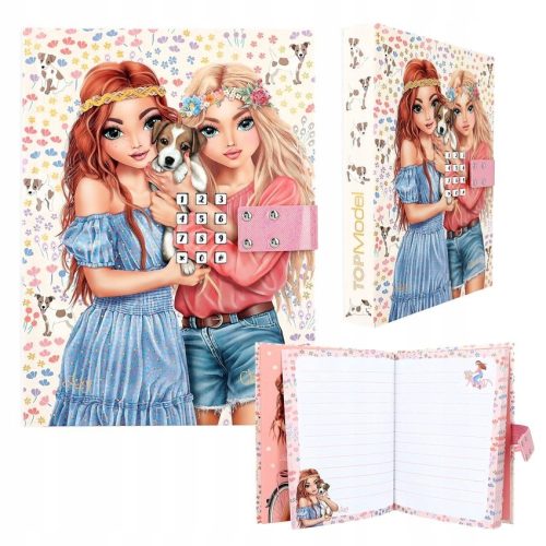  Topmodell 12970 Code-Tagebuch mit VELO FLEUR Musik