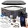 Whirlpool, Garten-Whirlpool Quadratischer aufblasbarer Hydromassage-Pool Intex 1098 l
