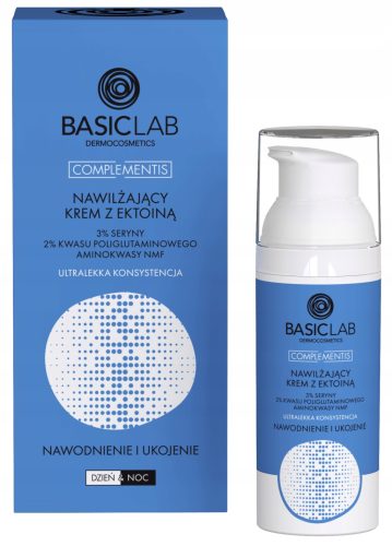  BasicLab Light Moisturizing Face Cream mit Ectoin für Tag und Nacht 50 ml