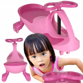  Ikonka KX4880 Schwerkraft-Aufsitzfahrzeug, rosa