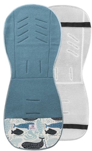  Thermoaktiver Einsatz aus SIMPLE WOOL Merino für den Kinderwagen