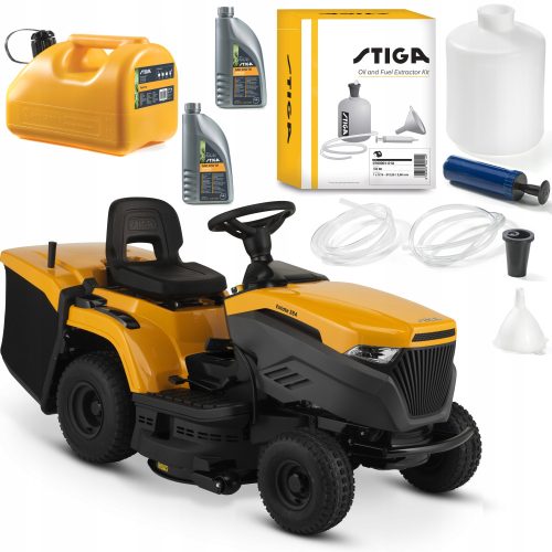 Gartentraktormäher LEISTUNGSSTARKER STIGA ESTATE 384 ST 84CM 6,8 kW 240 L Benzin-Gartentraktor