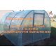 Folientunnel, Kunststoffplatten Folientunnel 50,4 m² 630 x 800 cm grün
