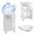  BADEZIMMERSCHRANK MIT WASCHBECKEN 50 STEHEND, WEISS